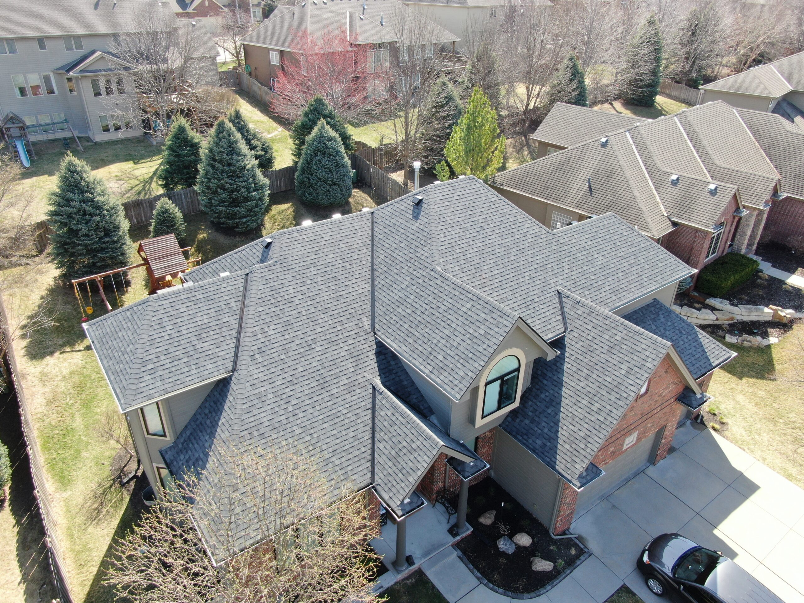 Roofing project by Statement Exteriors